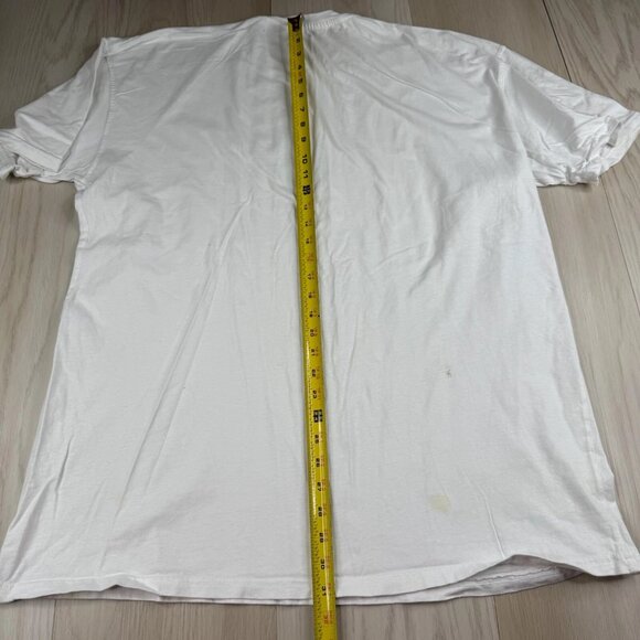 Lot Of 2 Lamb Crafted Mens White Soft Touch Comfortable Y2K Casualwear T-Shirt - Picture 12 of 13